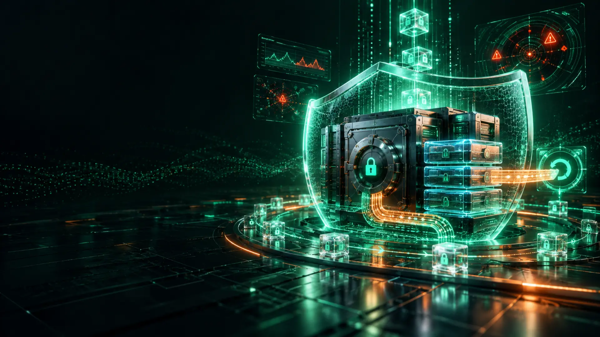 Cyber resilience, protected backup and recovery architecture