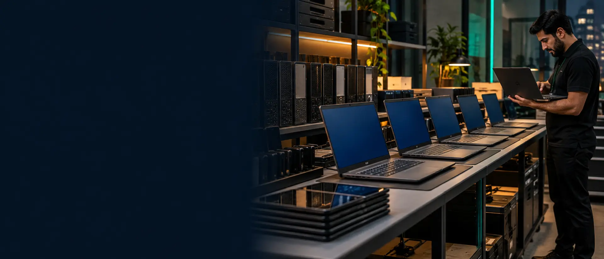Enterprise device provisioning and hardware inspection