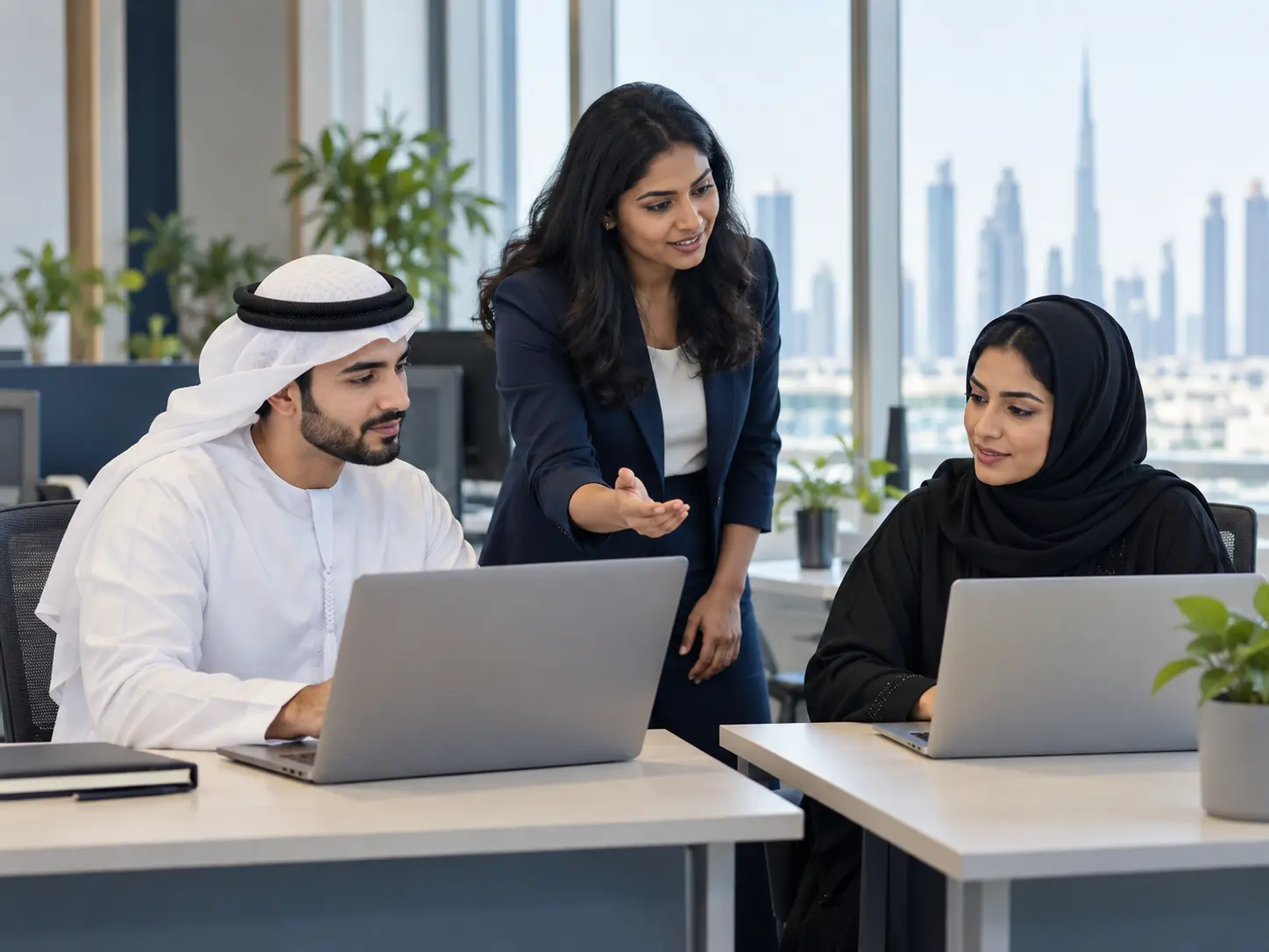 Technology trainer supporting secure workplace adoption